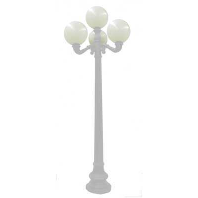 Street-lamp-4-post-white