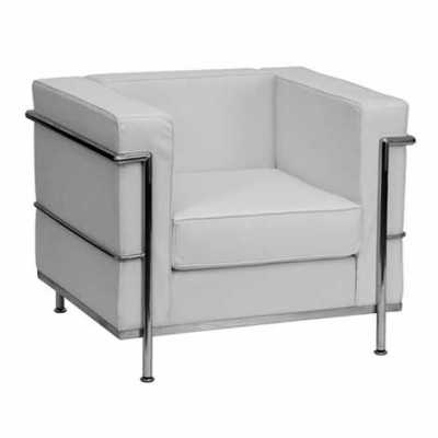 Chair-white-metal-frame